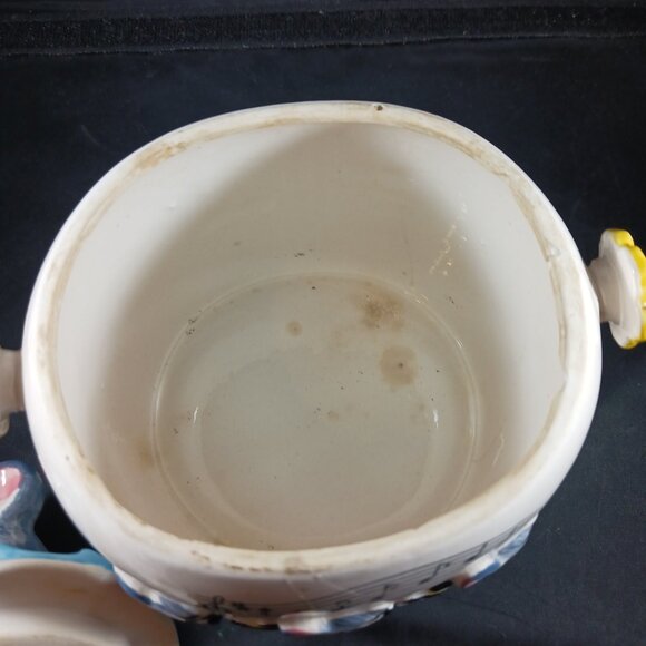 Vintage 1950s kitschy Mouse Themed Lidded Cookie Jar - Picture 7 of 13